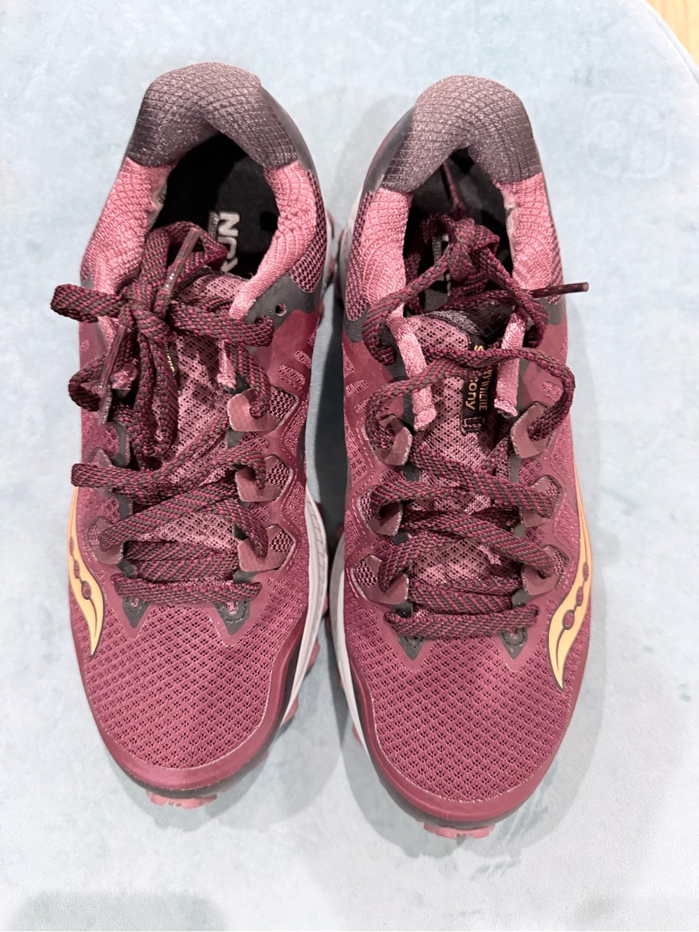 Saucony Women's Burgundy and Pink Trail Running Shoes